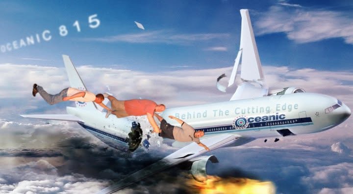 Behind the Cutting Edge Oceanic 815 airplane montage.